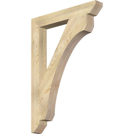 Ekena Millwork Legacy Slat Rough Sawn Bracket, Douglas Fir, 4"W x 30"D x 42"H BKT04X30X42LEC06RDF
